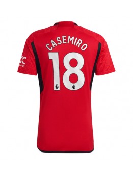 Moški Nogometna dresi replika Manchester United Casemiro #18 Domači 2023-24 Kratek rokav